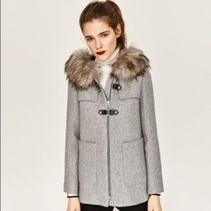 Zara gray coat 🧥 🖤